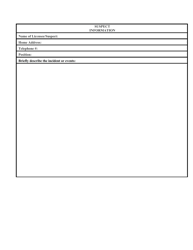 Drug Diversion Reporting Form - Vermont, Page 2