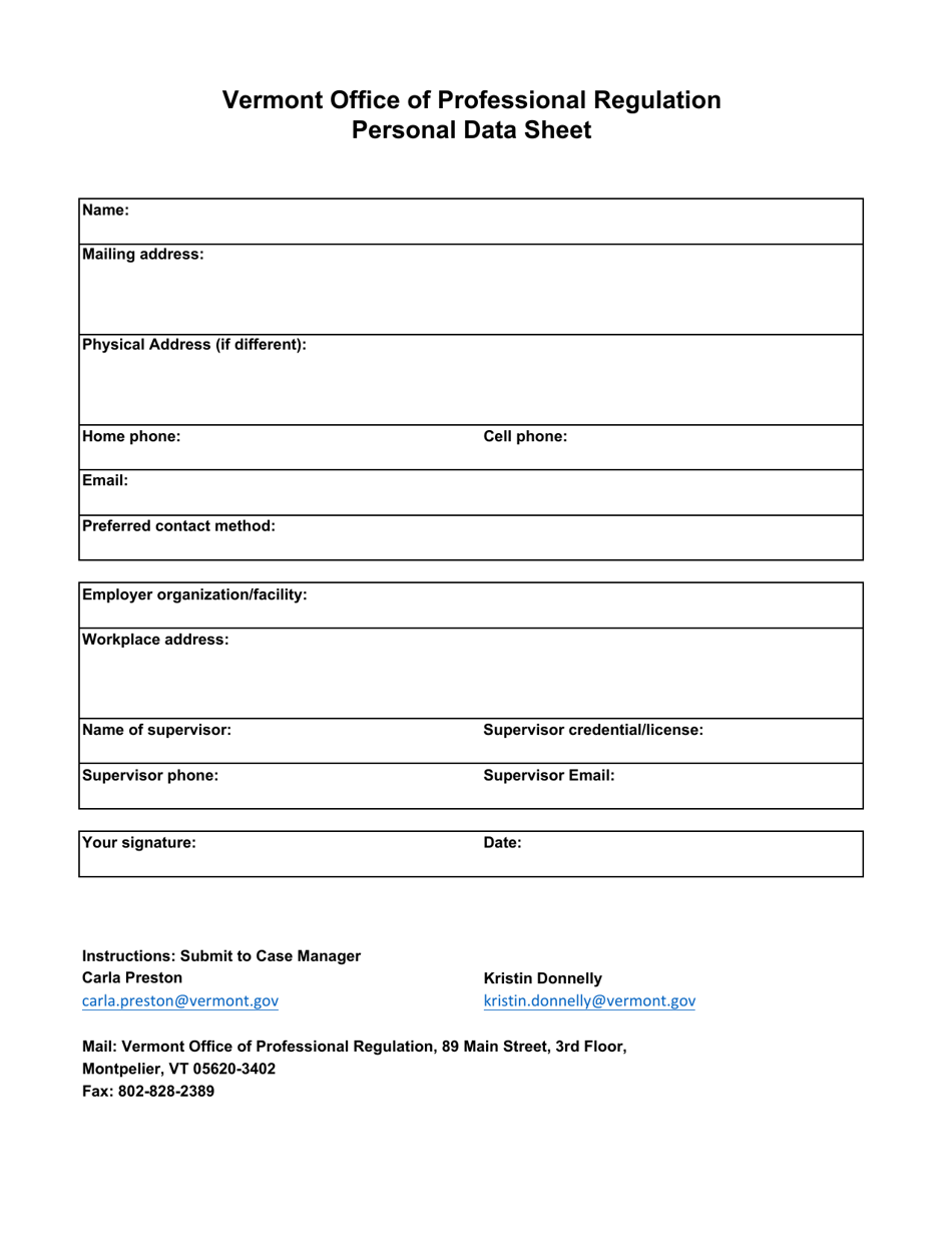 vermont-personal-data-sheet-fill-out-sign-online-and-download-pdf