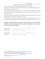 Net-Metering Application Form - Vermont, Page 13