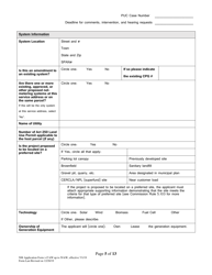 Net-Metering Application Form - Vermont, Page 5