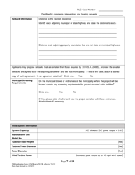 Net-Metering Application Form - Vermont, Page 7
