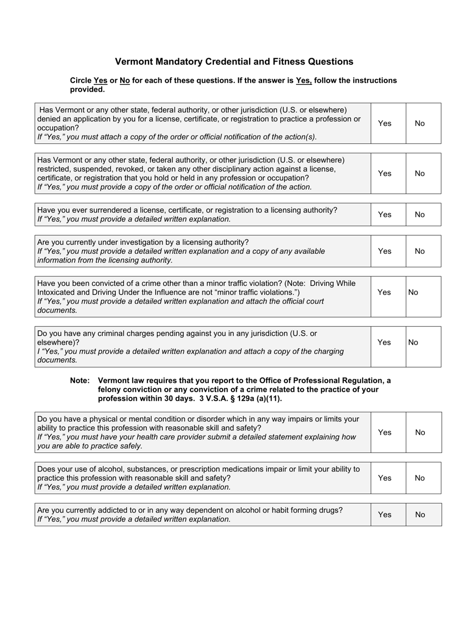 In-state Pharmacy Change in Manager Form - Vermont, Page 4