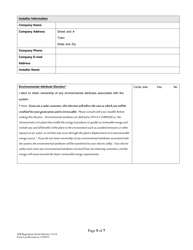 Net-Metering Registration Form - Vermont, Page 5