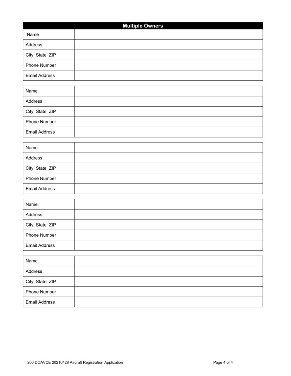 Virginia Aircraft Registration Application Fill Out, Sign Online and