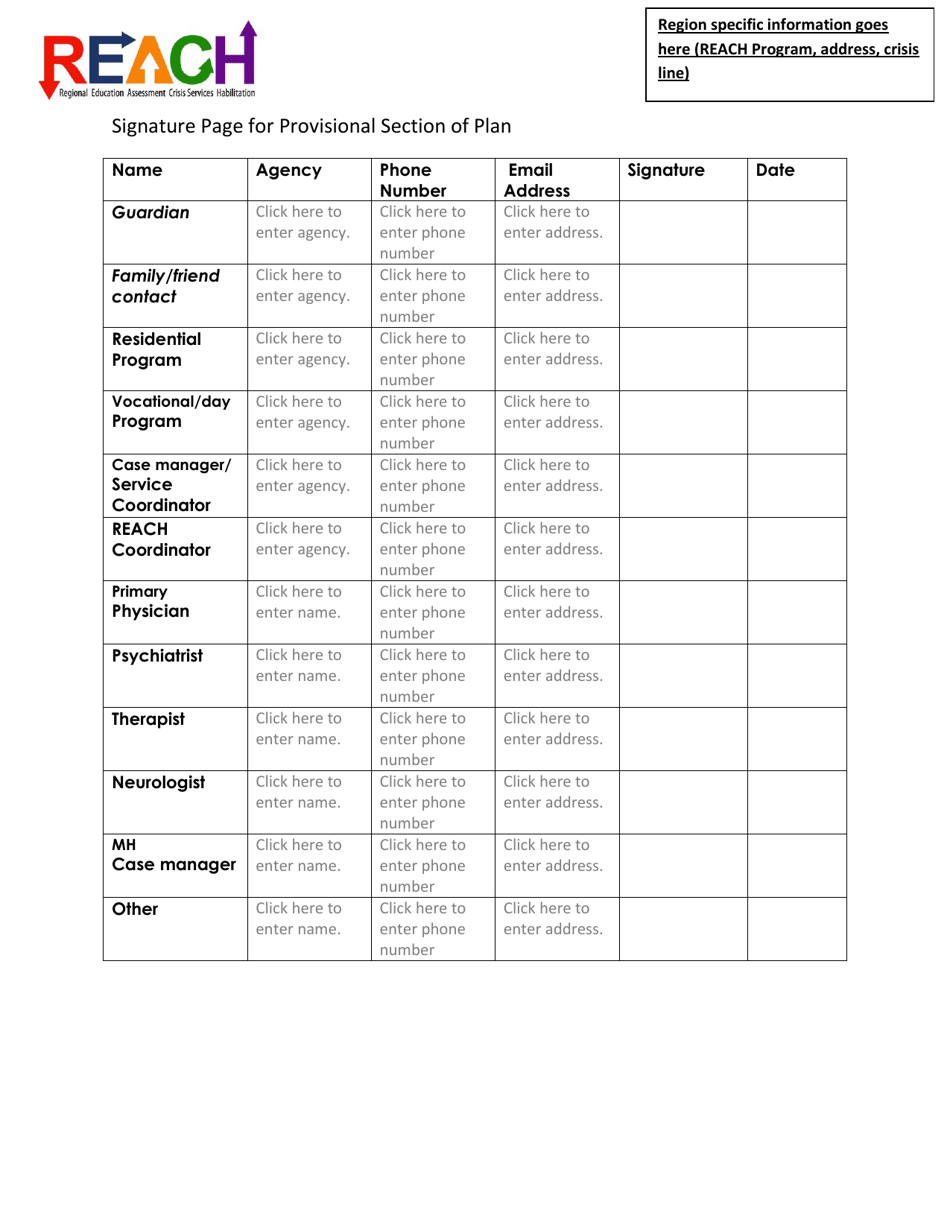 Crisis Education and Prevention Plan Provisional - Reach - Virginia, Page 5