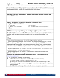 Form 6 Request for Support/Commitment for External Grant Applicants - Virginia, Page 2