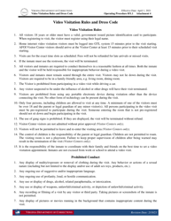 Attachment 4 &quot;Video Visitation Rules and Dress Code&quot; - Virginia