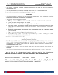 Attachment 4 Video Visitation Rules and Dress Code - Virginia, Page 2