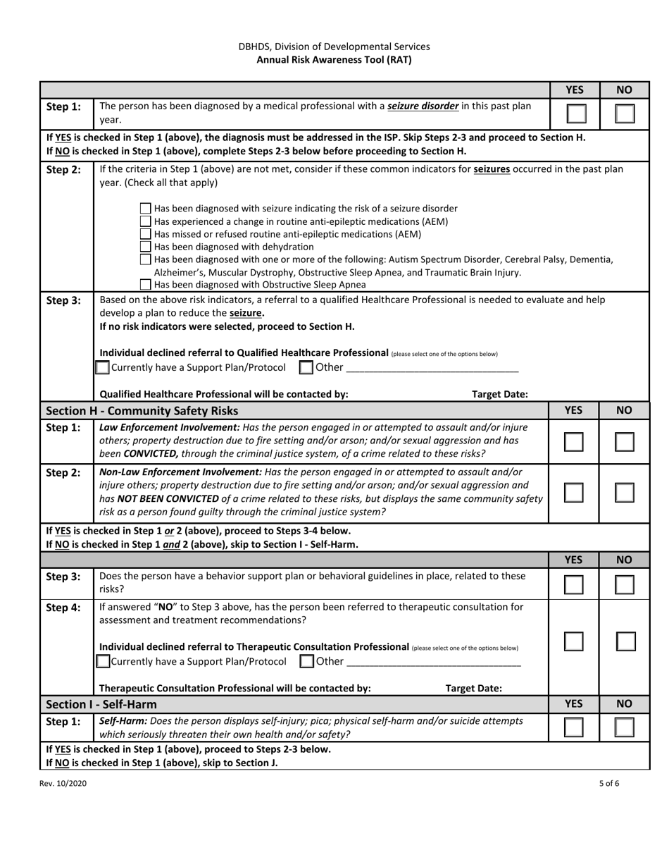 Virginia Annual Risk Awareness Tool (Rat) - Fill Out, Sign Online and ...