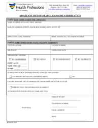 Application for Certified Substance Abuse Counselor Assistant (Csac-A) by Examination - Virginia, Page 5