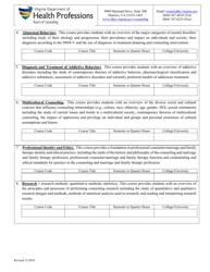 Application for Pre-review of Education Toward Lmft Licensure - Virginia, Page 4