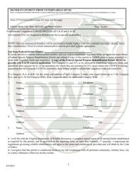 Wildlife Rehabilitator Permit Application (33 - Rhab) - Virginia, Page 2