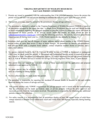 Application for Virginia Salvage Permit - Virginia, Page 4
