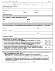 Application for an Outsourcing Facility Permit - Virginia, Page 2