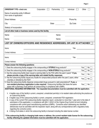 Application for a Non-resident Outsourcing Facility Registration - Virginia, Page 2