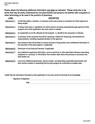Application for Approval of an Innovative (Pilot) Program - Virginia, Page 2