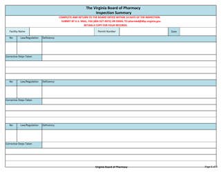 Medical Equipment Supplier Inspection Report - Virginia, Page 6