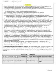 Application for a Controlled Substances Registration Certificate - Virginia, Page 3