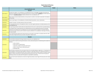 Controlled Substances Registration Inspection Report - Virginia, Page 9