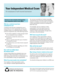 Form F207-202-000 Independent Medical Exam (Ime) Travel and Wage Reimbursement Request - Washington
