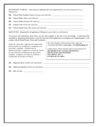 Special Forest Products Permit Application - Washington, Page 3