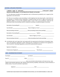 Independent Operating Authority Renewal Application - Washington, D.C., Page 2