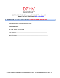 Independent Operating Authority Renewal Application - Washington, D.C., Page 3
