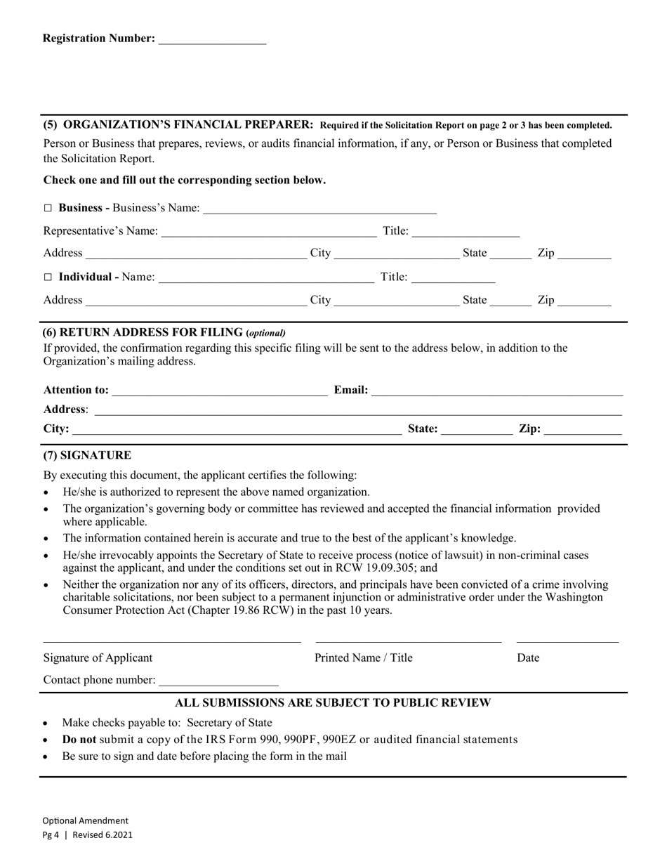 Optional Amendment - Washington, Page 7