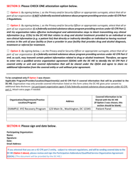 CPC-Hie Substance Use Disorder Attestation Form - Washington, D.C., Page 2
