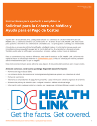 Solicitud Para La Cobertura De Salud Y Ayuda Para El Pago De Costos - Washington, D.C. (Spanish), Page 13