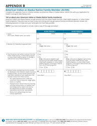 Standard Application for Health Coverage &amp; Help Paying Costs - Washington, D.C., Page 11