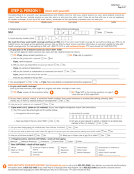 Standard Application for Health Coverage &amp; Help Paying Costs - Washington, D.C., Page 3