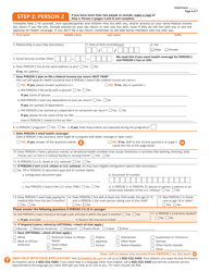 Standard Application for Health Coverage &amp; Help Paying Costs - Washington, D.C., Page 5
