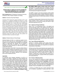 Affirmative Fair Housing Marketing Plan - Affordable Dwelling Unit Program/Inclusionary Zoning Program - Washington, D.C., Page 3