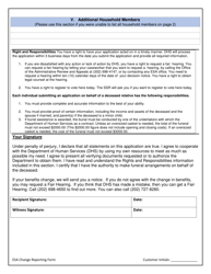 Burial Assistance Application - Washington, D.C., Page 4