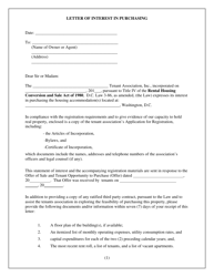 Application for Registration for Tenant Associations (5 or More Units) - Washington, D.C., Page 3