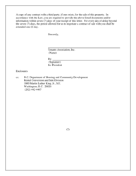 Application for Registration for Tenant Associations (5 or More Units) - Washington, D.C., Page 4