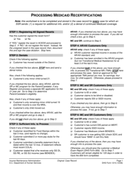 DHS Form 1210 &quot;Processing Medicaid Recertifications&quot; - Washington, D.C.