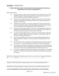 RAD Form 22 70% Voluntary Agreement Petition - Washington, D.C., Page 8
