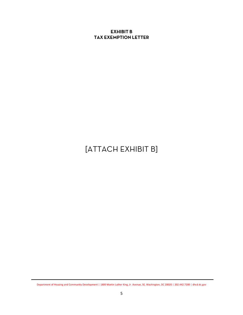 Request for Tax Relief and Certification of Tax Payer - Washington, D.C., Page 5