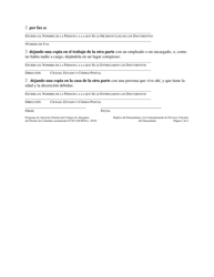 Replica Del Demandante a La Contrademanda De Divorcio Vincular Del Demandado - Washington, D.C. (Spanish), Page 5
