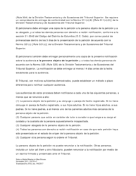 Notificacion De Audiencia Inicial a Terceros - Washington, D.C. (Spanish), Page 2