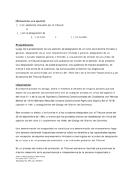 Notificacion De Audiencia Inicial a Terceros - Washington, D.C. (Spanish), Page 4