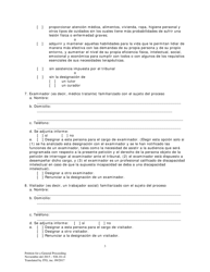 Peticion De Una Accion General - Washington, D.C. (Spanish), Page 3