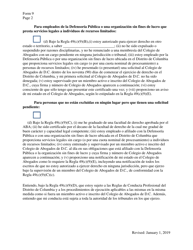 Formulario 9 Certificacion De Ejercicio Pro Bono Publico - Washington, D.C. (Spanish), Page 2