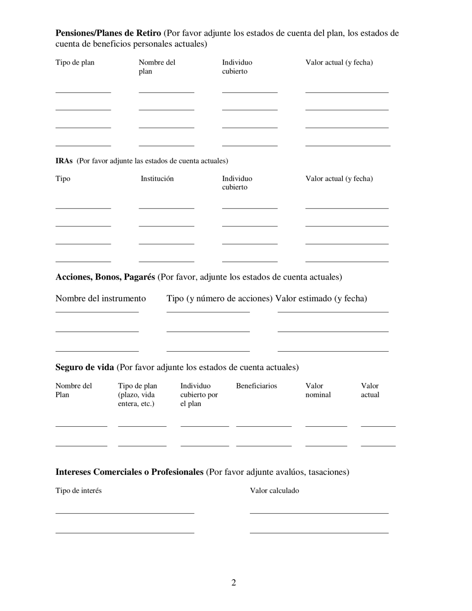 Activos - Washington, D.C. (Spanish), Page 2