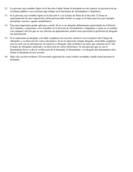 Instrucciones para Formulario 1A Demanda Verificada De Posesion De Bienes Inmuebles - Washington, D.C. (Spanish), Page 3
