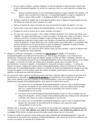 Instrucciones para Formulario 1C Demanda Verificada De Posesion De Bienes Inmuebles - Washington, D.C. (Spanish), Page 2