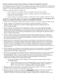 Document preview: Instrucciones para Formulario 1D Demanda Verificada De Posesion De Bienes Inmuebles - Washington, D.C. (Spanish)