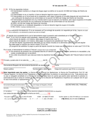 Instrucciones para Formulario 1B Demanda Verificada De Posesion De Bienes Inmuebles - Washington, D.C. (Spanish), Page 5